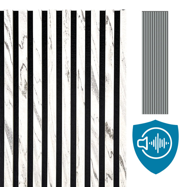 Slate-Lite Acoustic Panel Arctic White
