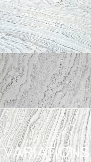 Translucent Arctic White Bookmatching